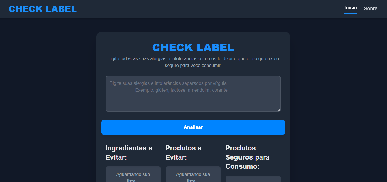 check label